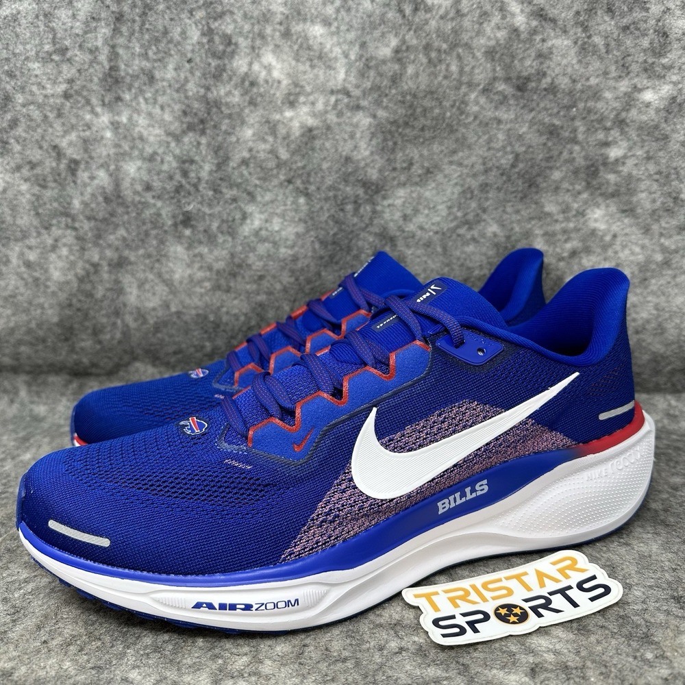 Buffalo Bills Shoes Mens Size 9 Blue Nike Zoom Pegasus 41 Running FZ5074-400 NFL